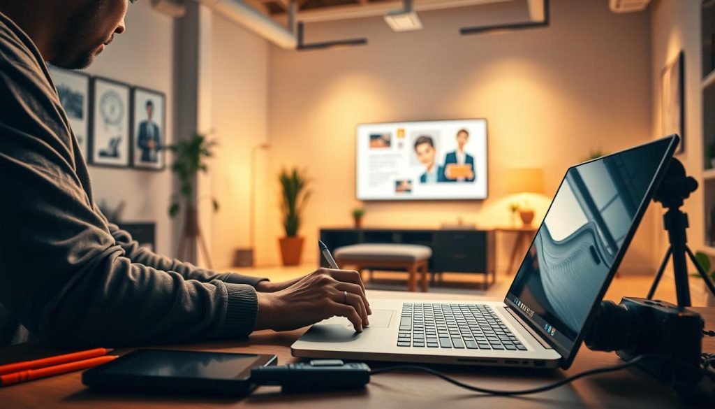 criação de conteúdo