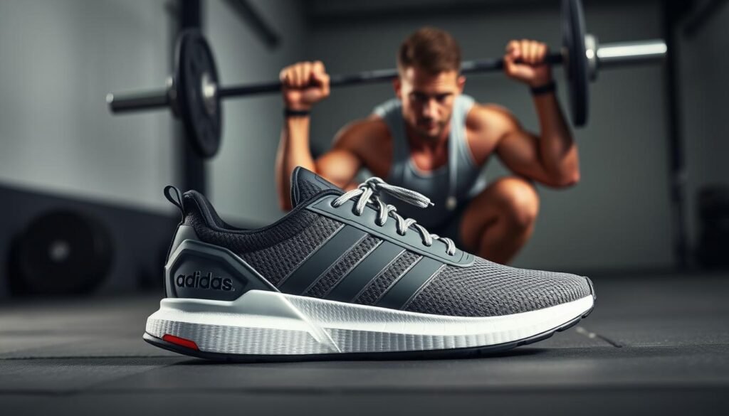 Desempenho no Crossfit e estilo moderno do tênis adidas Desempenho no Tênis Adidas Crossfit e estilo moderno