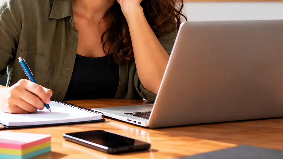 Como Organizar Prazos Freelancer: Planilha e Kanban 3 Planejamento de prazos e entregas com notebook e anotações